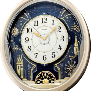 SEIKO Melodies in Motion Wall Clock, Starry Night